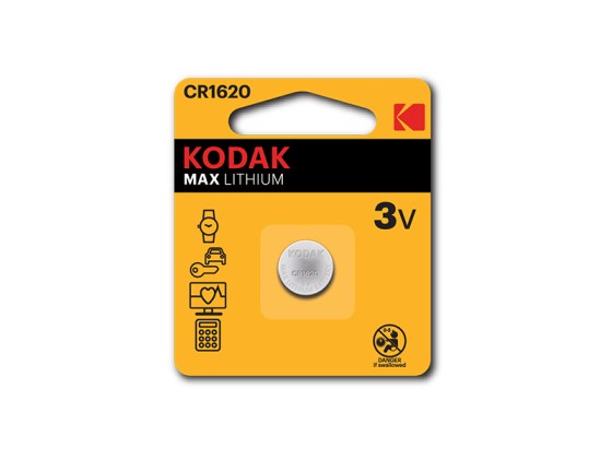 Kodak max lithium cr1620 3v
